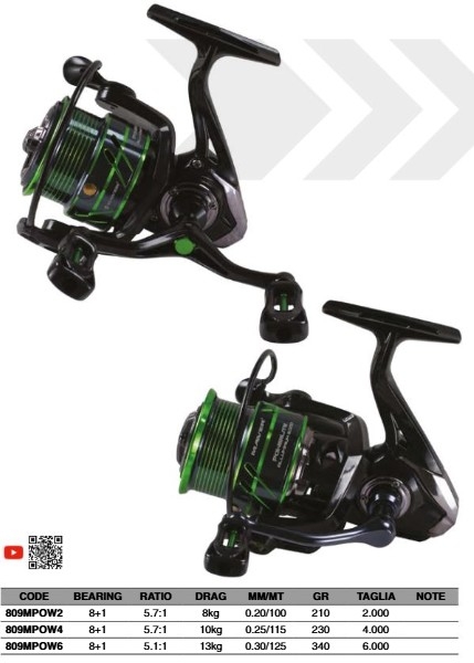 CARRETE MAVER POWERLITE 2000