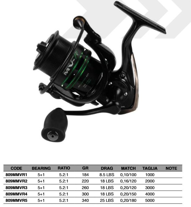 CARRETE MAVER MVR FRONT DRAG 4000