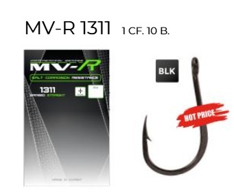 ANZUELO MAVER - MVR 1311 BLACK NICKEL - SIZE 12